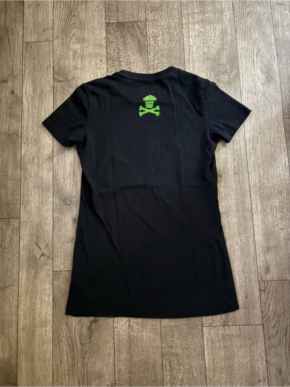 Johnny Cupcakes Black Tee with Kangaroo Boxing Graphic Australia Strong - Picture 2 of 5